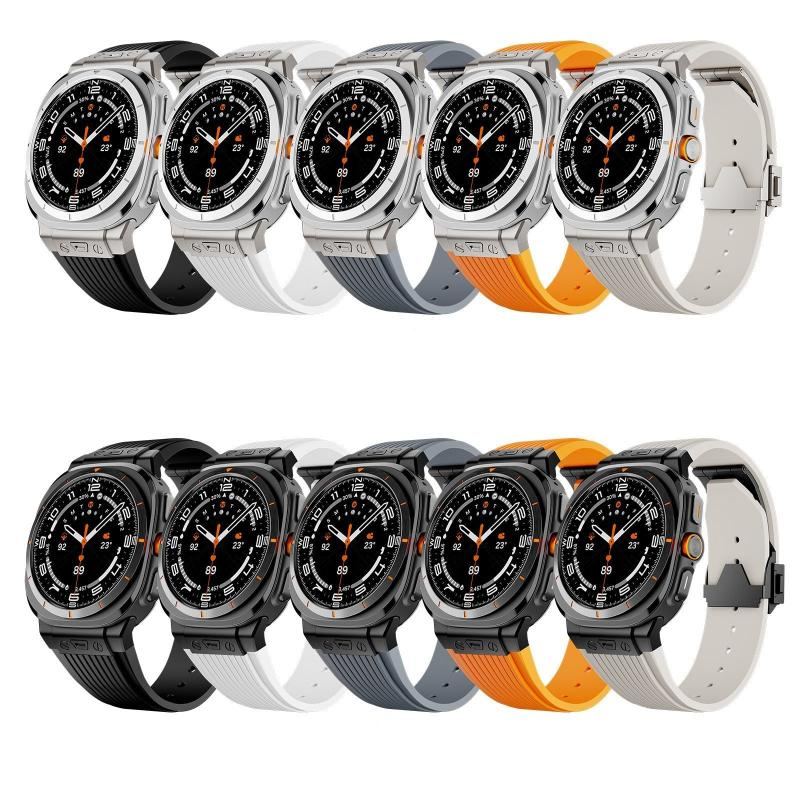 "Sleek Luxury" Streamlined Silicone Band For Samsung Watch Ultra