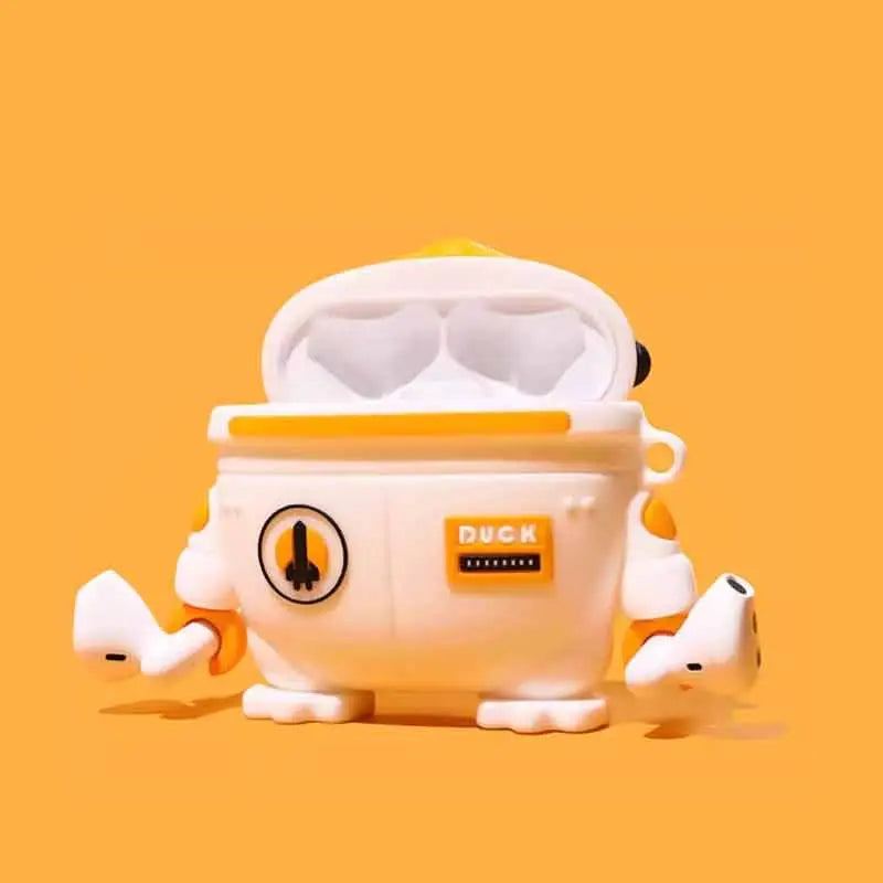 "Space Duck" Creative Silicone AirPods Case