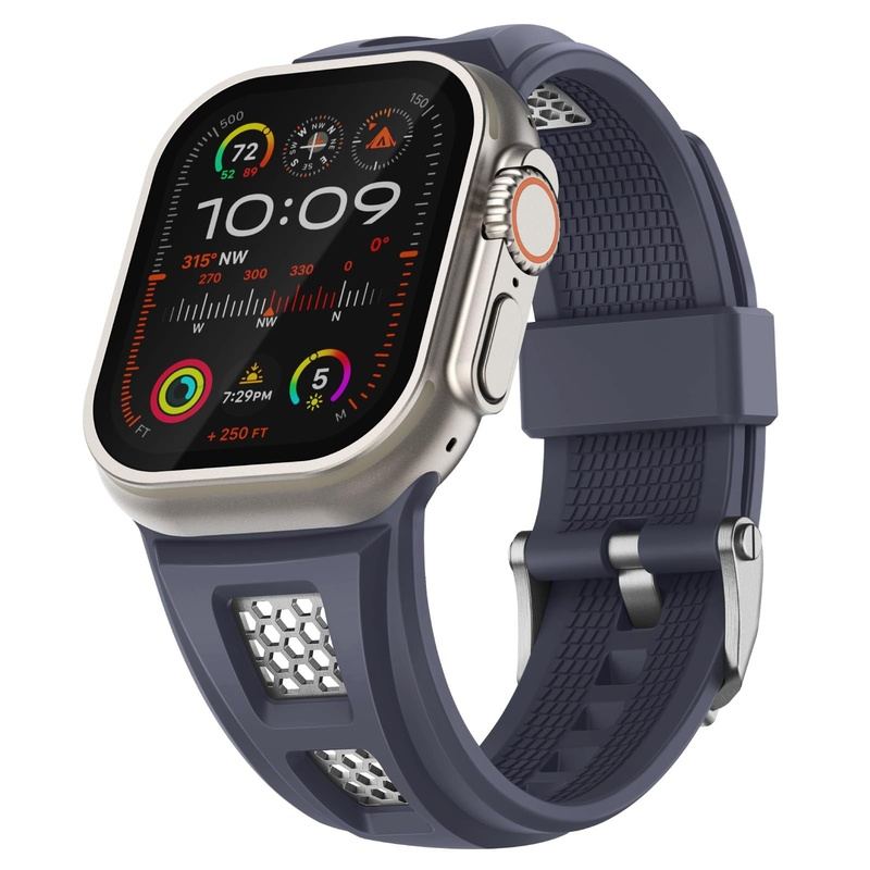"Sports Band" Grid Hollow Silicone Band For Apple Watch