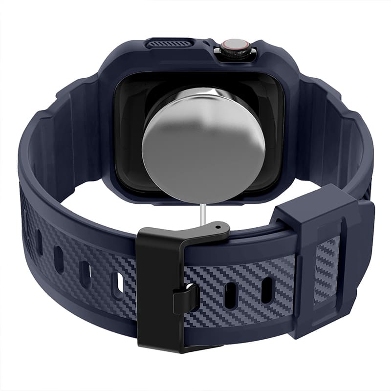 Sporty Carbon Fiber Design TPU Apple Watch Band