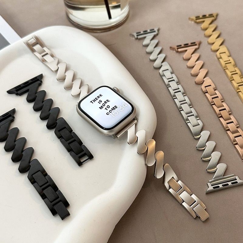 Stylish Z-Shaped Stainless Steel Band For Apple Watch