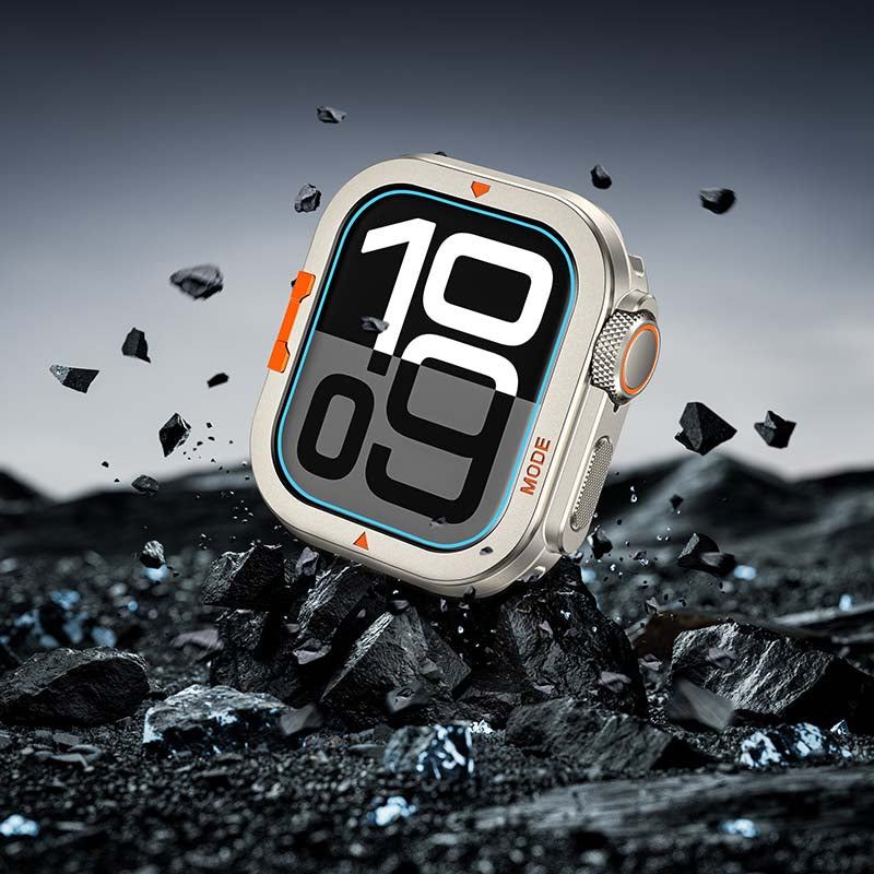 AlpineShield – Zinc‑Alloy Adventure Watch Case with Mountain