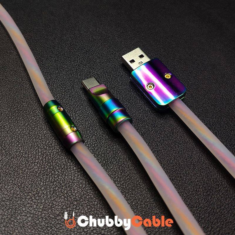 "Transparent Chubby" Special Designed Fast Charge Cable