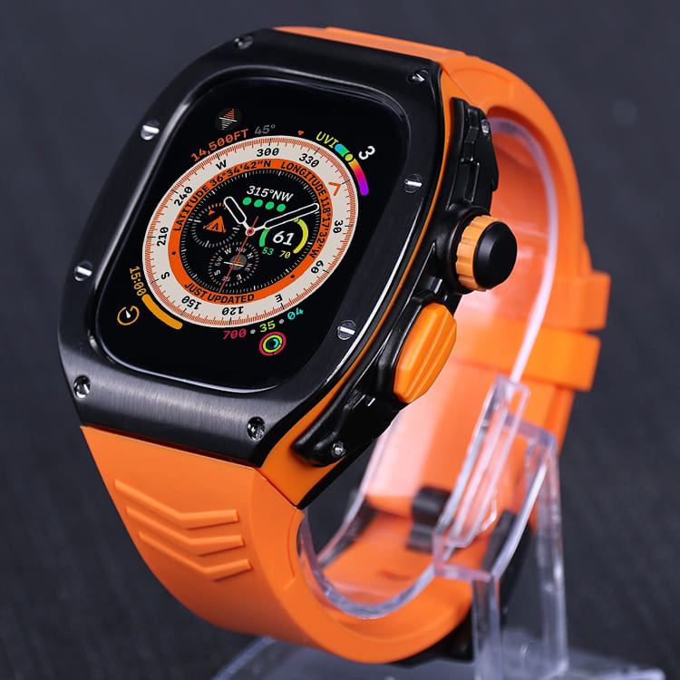 Transparent Integrated Silicone Band Case For Apple Watch Ultra