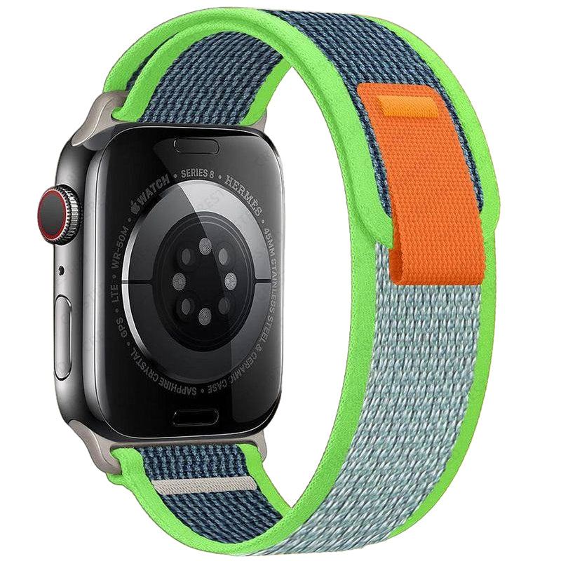 "Two-color iWatch Strap" Nylon Loop For Apple Watch