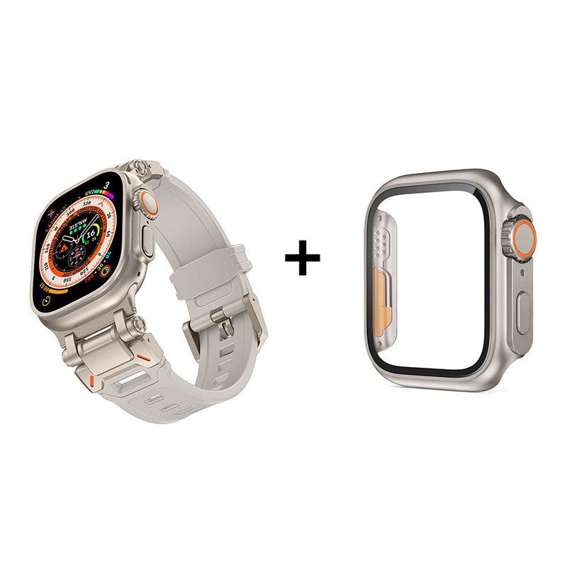 "Ultimate Luxury" TPU Band with Titanium Connector for Apple Watch