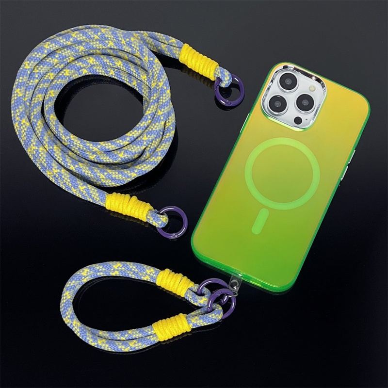 "Ultimate Portability" Magnetic Fluorescent Laser Lanyard Phone Case
