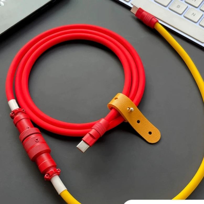 Vibrant Colours Keyboard Cable & Charging Cable