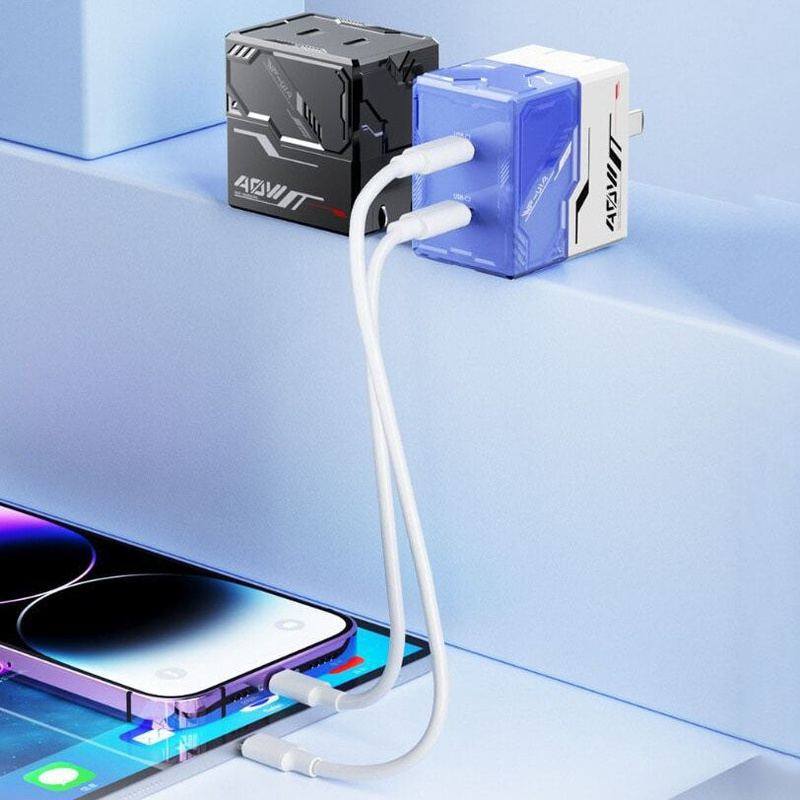 "WEKOME X Cyber" GaN PD40W Dual USB-C Port Charger