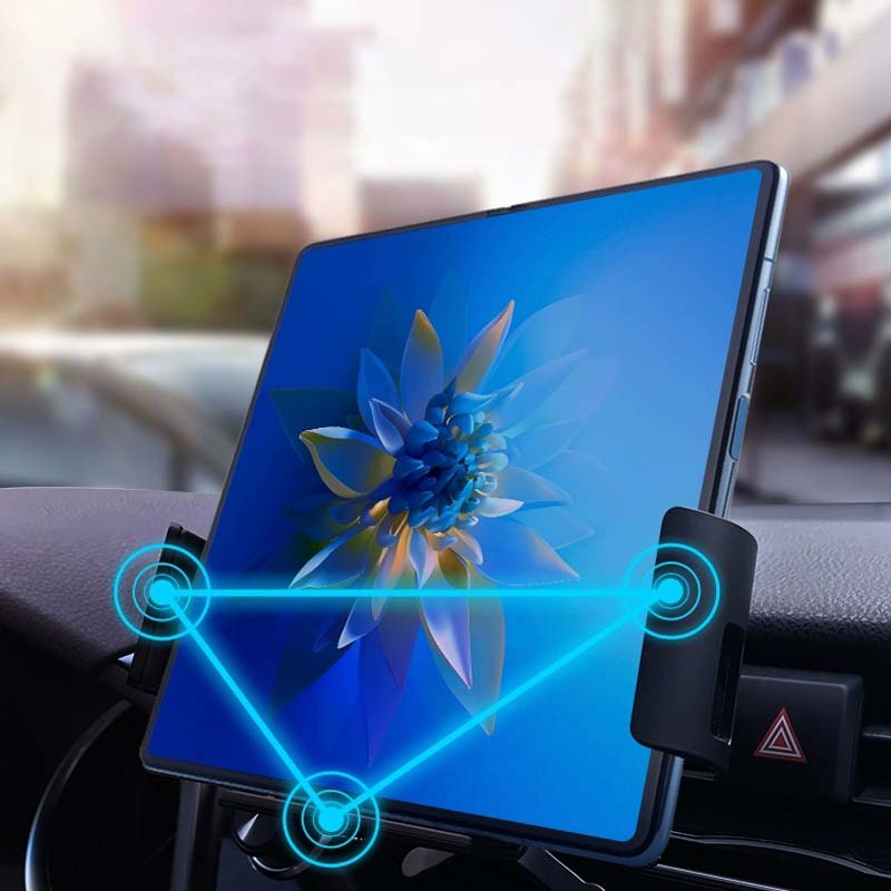 Wireless Sensor Car Mount for Foldable Phones with Navigation Support