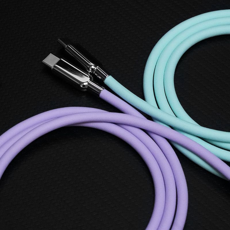 Coding Screen Texture Thin Chubby 240W Grainy-Texture Fast Charging Cable | ChubbyCable ...