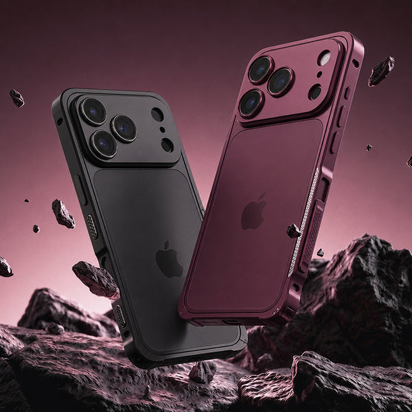 ChubbyArmor SlideRail – Metal Frame Case with Interactive Side Slider & Detachable Lens Cover For iPhone