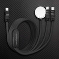 ChubbyCable Tri-Flex™  100W 3-in-1 Fast Charging Cable with Soft Silicone & Apple Watch Charger