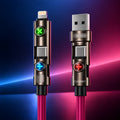 ChubbyCable FusionX – 240W 4-in-1 Fast Charging Cable with Dynamic Lights