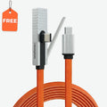 Free ChubbyCable StandLite™Pro - 90° 240W Fast Charge Cable with Invisible Stand & Phone Case Friendly