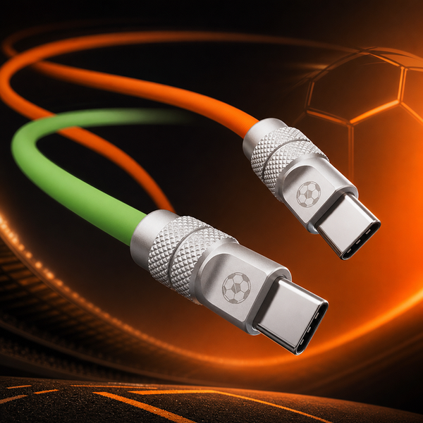 ChubbyCable Football Edition - 240W Fast Charge Cable With Limited Soccer Connector Design