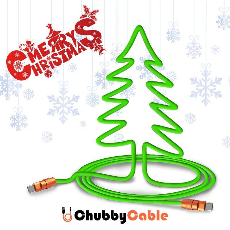 "Chubby Christmas" Christmas Special Fast Charge Cable - St. Patrick's Day Edition