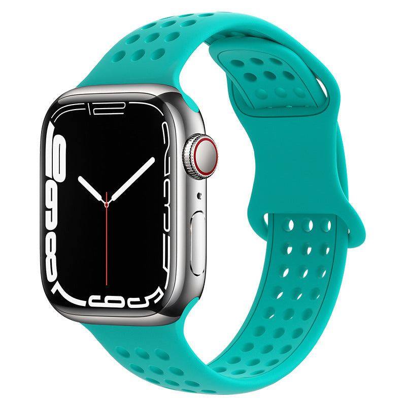 "Breathable iWatch Strap " Silicone Adjustable Loop For Apple Watch