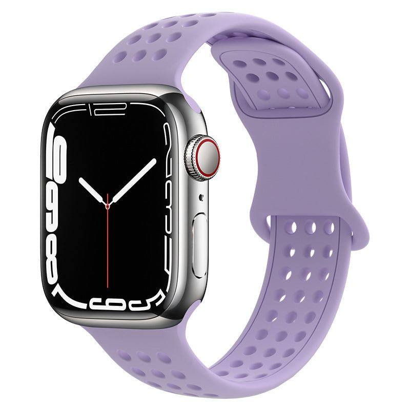 "Breathable iWatch Strap " Silicone Adjustable Loop For Apple Watch
