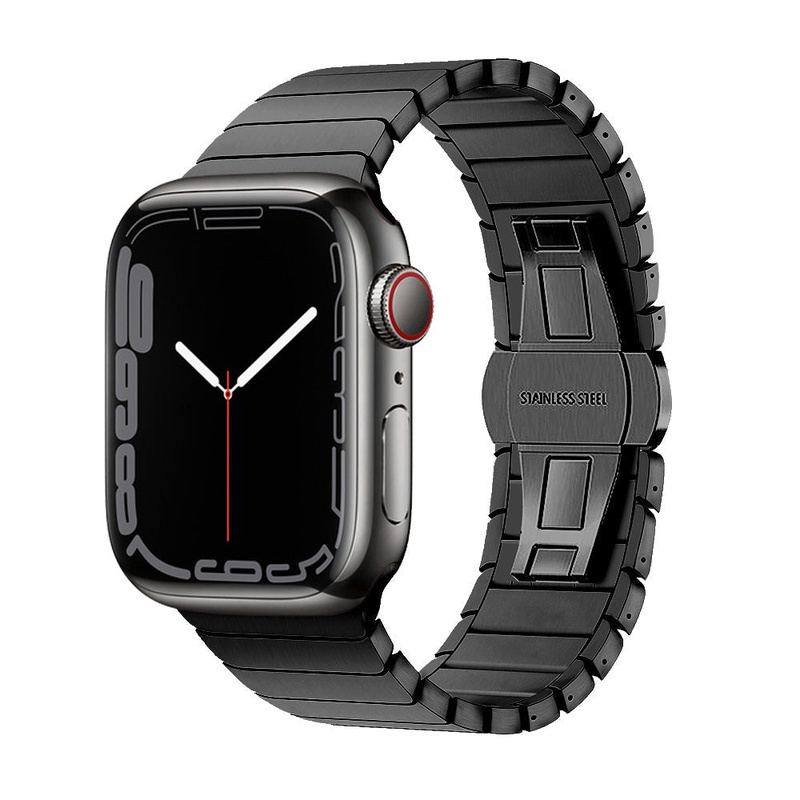 "Business iWatch Strap" Metal Loop With Butterfly Clasp For Apple Watch