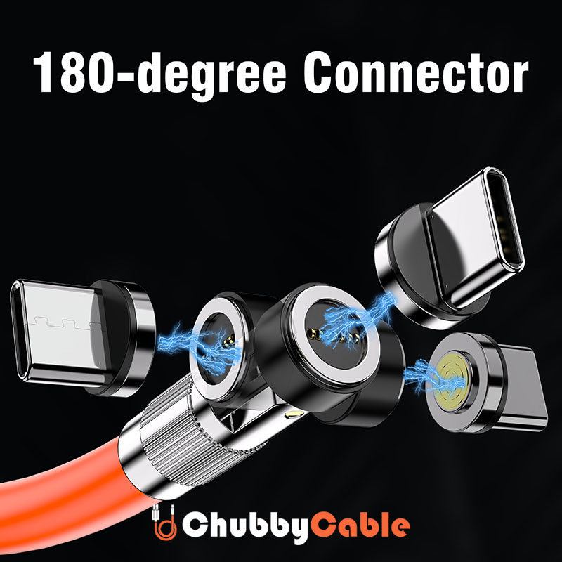 "Chubby 540°" 3 IN 1 Fast Charge Magnetic Chubby Cable - St. Patrick's Day Edition