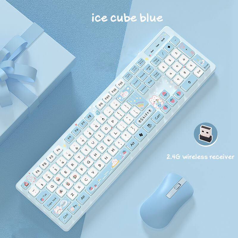"Chubby" Cute Style Creative Painted Keyboard