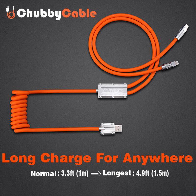 "Chubby Plus" 2 In 1 Fast Charge Cable C+Lightning