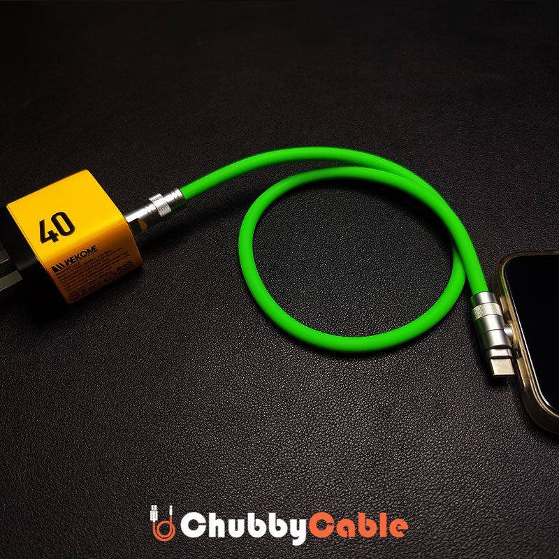"Chubby" Type-C To Lightning & Type-C Fast Charge Cable
