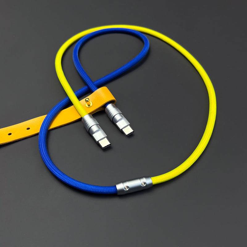 "Color-blocking Chubby" Charge Cable
