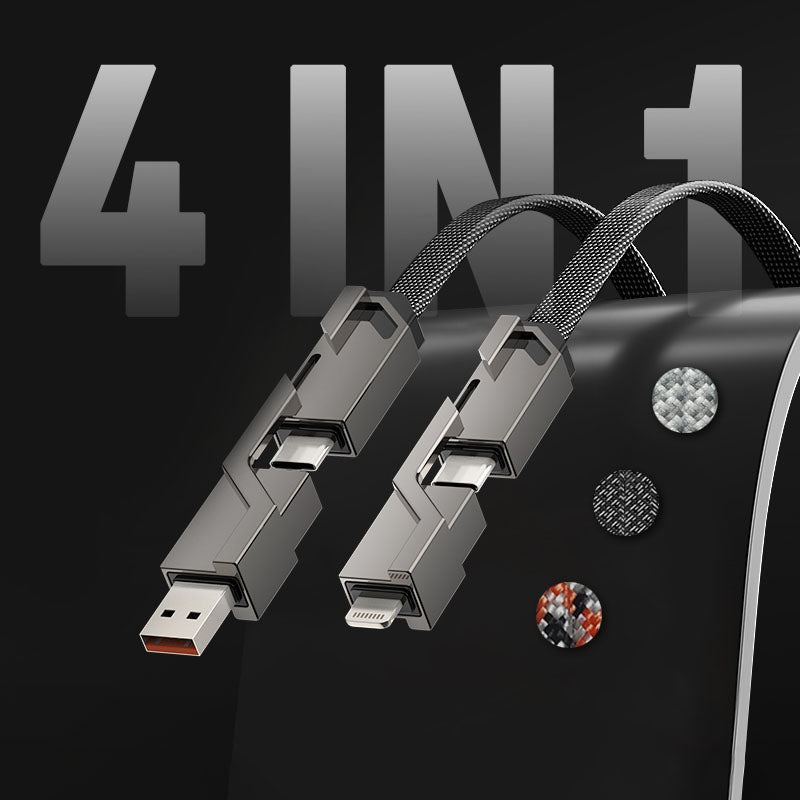 "Cyber" 4 in 1 Fast Charge Cable One Fits All Your Devices