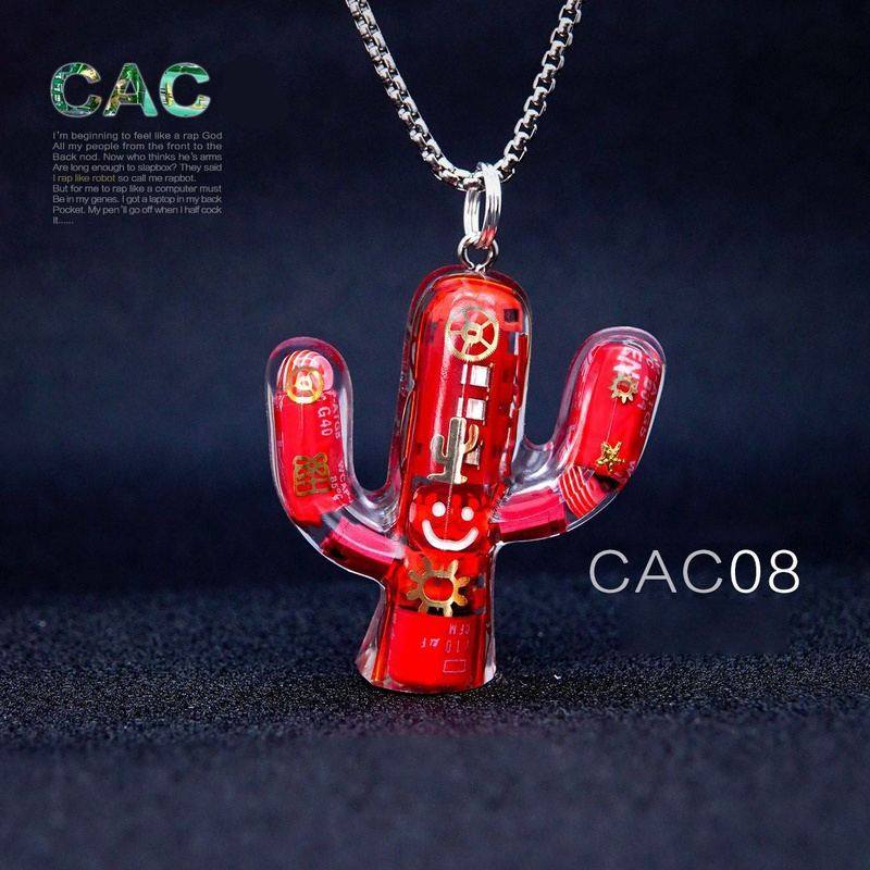 "Cyber Chic"Alternative Cactus Necklace