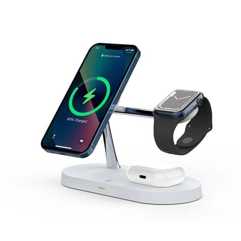 4-in-1 Wireless Charging Stand For Apple Devices