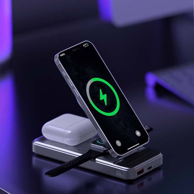 "Cyber" MagSafe 5-in-1 Wireless Magnetic Charging Station