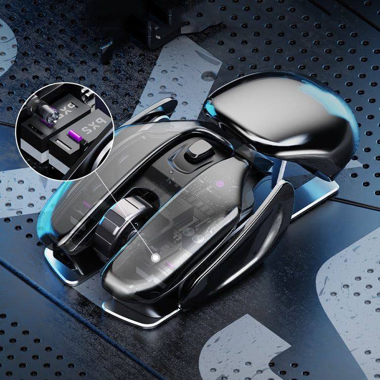 "Cyber" Metallic Silent Wireless Mouse