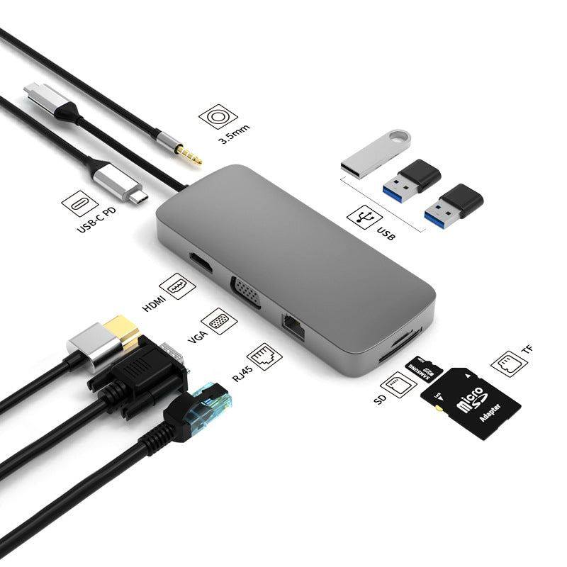 "Cyber" Wireless Charging USB 3.0 HUB Dock