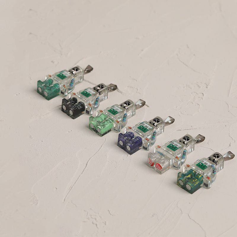 DIY Rainbow Robot Necklace