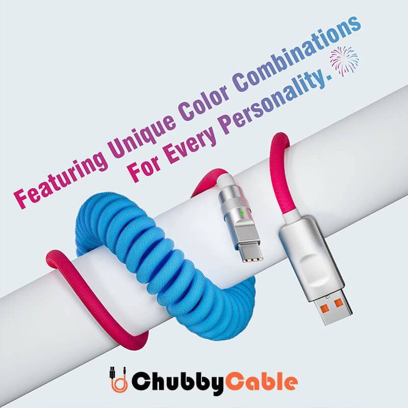 "Easter Chubby" Adjustable Twin Color Chubby Cable