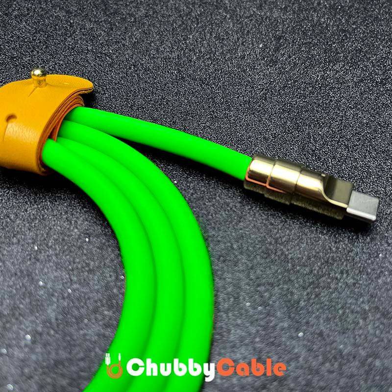 "Easter Golden Chubby" Custom Gilded Fast Charge Cable