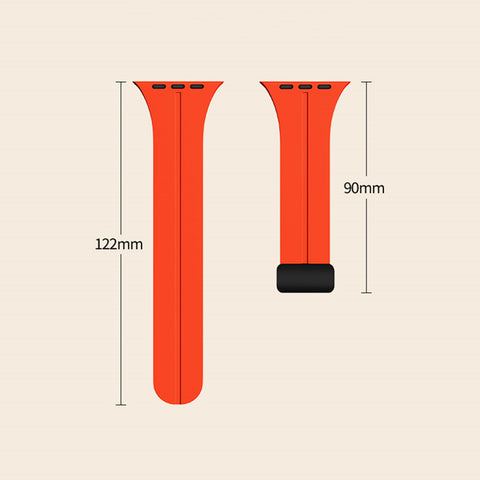 "Foldable iWatch Strap" Magnetic Silicone Loop For Apple Watch