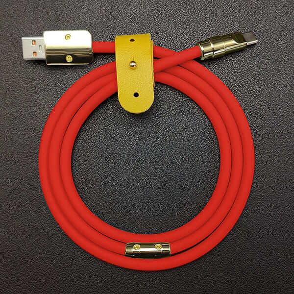 "Golden Chubby" Custom Gilded Fast Charge Cable