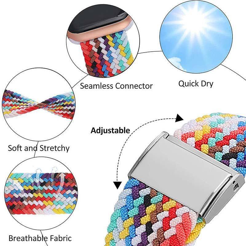 "Gradient iWatch Strap" Cool Woven Loop For Apple Watch