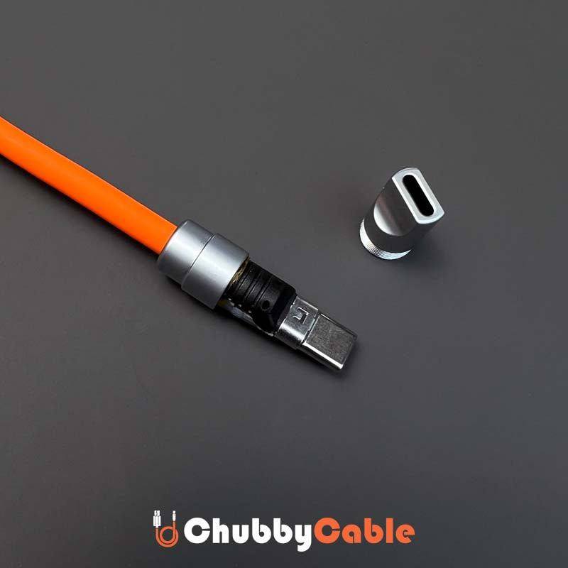 "HyperTransfer Chubby" USB 3.2 Gen2×2 Cable - For Fast Iphone 15 Series Transfer.