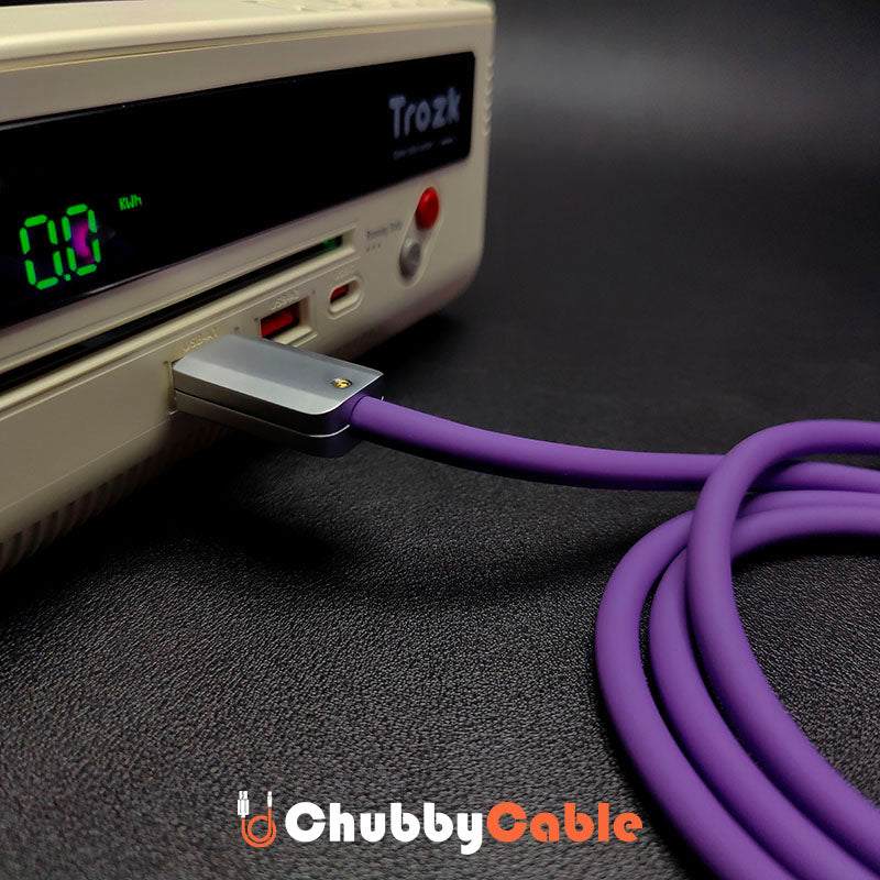 "Neon Chubby" Fast Charge Cable With Smart Light