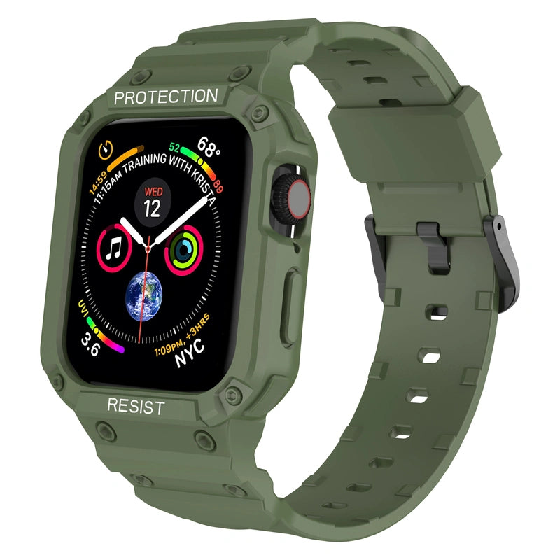 One-Piece Band Chic Silicone Sports Strap For Apple Watch