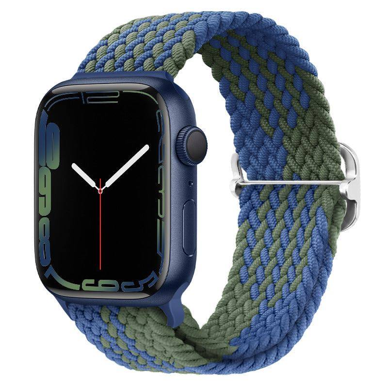 "Rainbow iWatch Strap" Colorful Nylon Braided Strap For Apple Watch