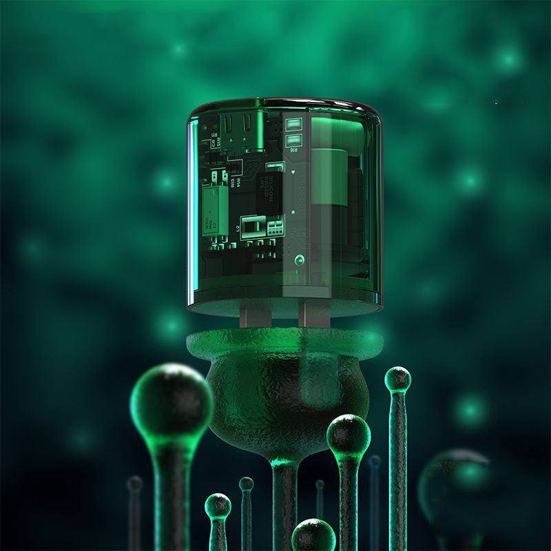 "See Through Me" Cylindrical PD Fast Charging Charger - St. Patrick's Day Edition
