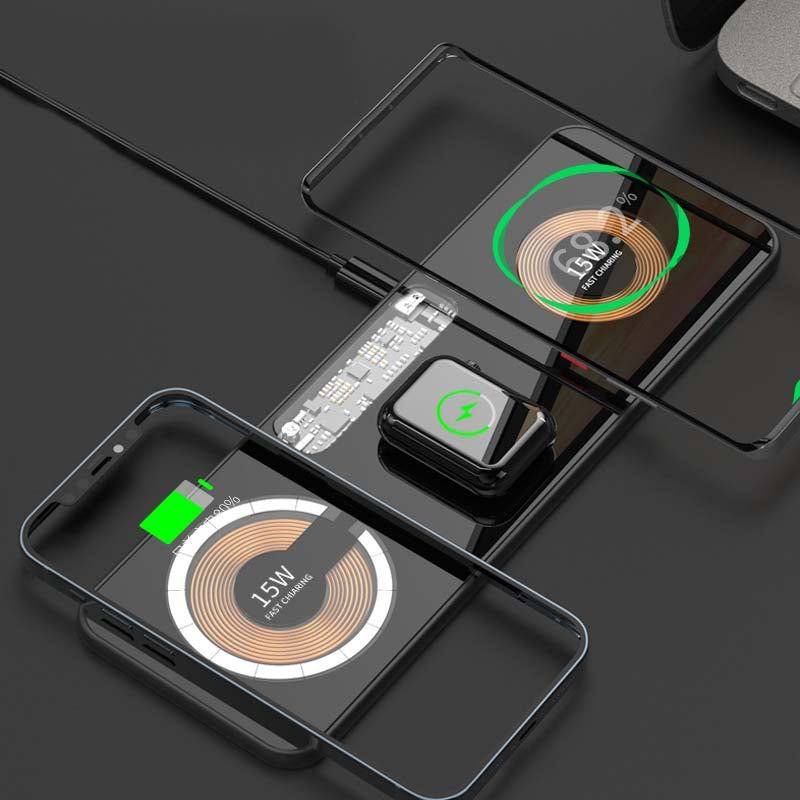 "See Through Me" MagSafe 3 in 1 Magnetic Wireless Charger