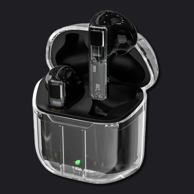 "See Through Me" Transparent TWS Earbuds
