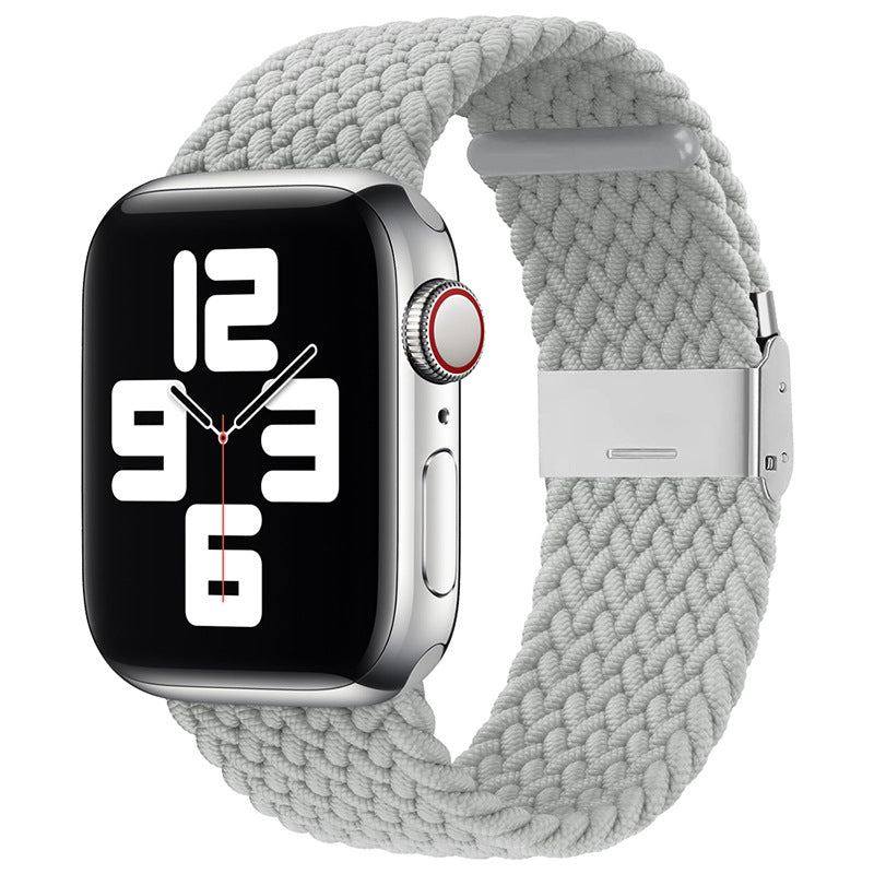 "Simple iWatch Strap" Solid Color Woven Loop For Apple Watch