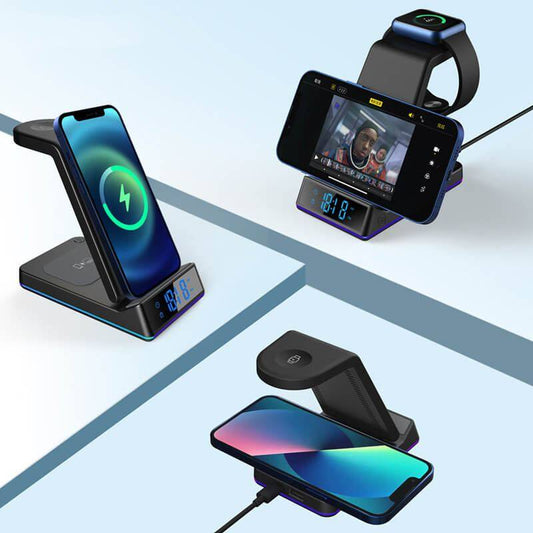 "Vibe" 5-in-1 Folding Wireless Charging Stand